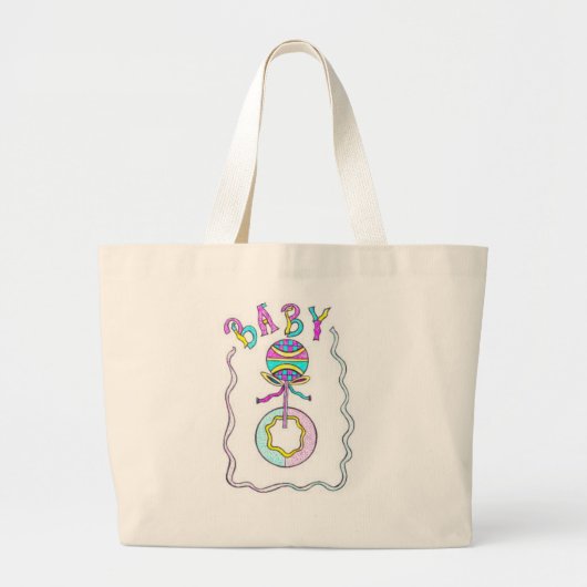 Grand Tote Bag Art Baby (Devant)