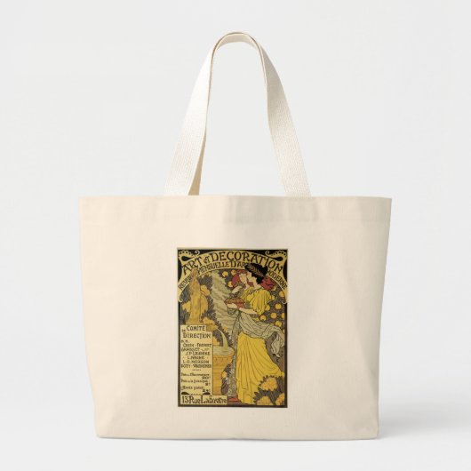 Grand Tote Bag Art et Décoration (Devant)