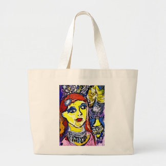 Grand Tote Bag Art Fourre-tout enorme Brut par Katie Pfeiffer