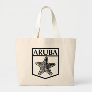 Grand Tote Bag Aruba Island Design - Jumbo Fourre-tout