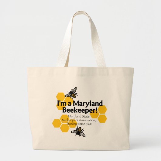 Grand Tote Bag Association des apiculteurs de l'État du Maryland  (Devant)
