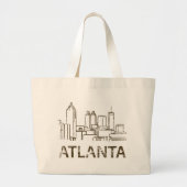 Grand Tote Bag Atlanta vintage (Devant)
