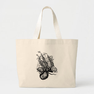 Grand Tote Bag Attaque de Kraken