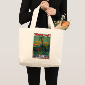 Grand Tote Bag Attention ! (Devant (produit))