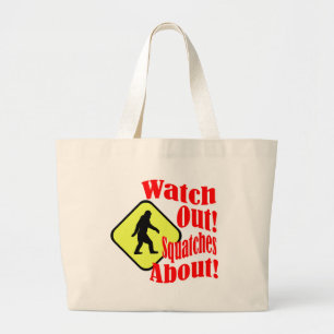 Grand Tote Bag Attention ! Des squatches !