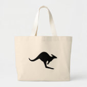 Grand Tote Bag Attention Kangaroo (Devant)