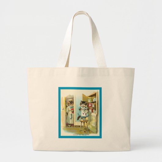 Grand Tote Bag Attrapé dans la Loi (Devant)