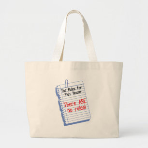 Grand Tote Bag Aucunes règles à la Chambre de Tio