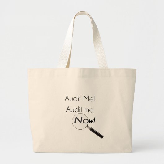 Grand Tote Bag Auditez-moi ! (Devant)