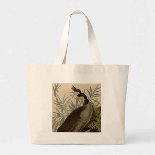 Grand Tote Bag Audubon Canada Oies Oiseaux sauvages (Devant)