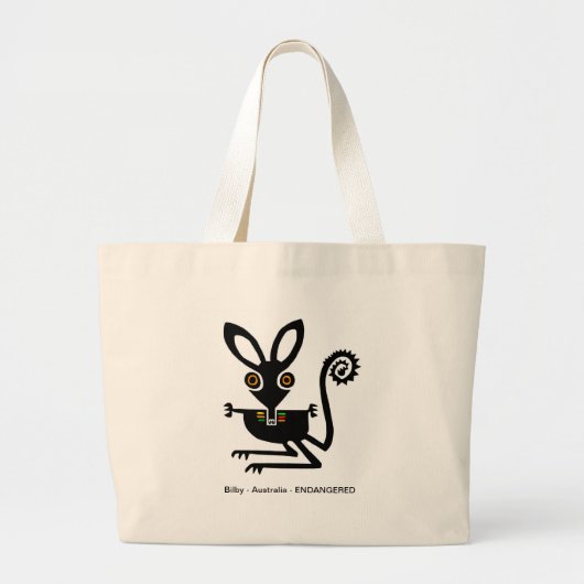 Grand Tote Bag Aussie BILBY - Australie - Faune - Nature (Devant)