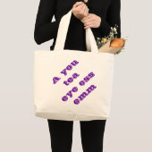 Grand Tote Bag Autisme (Devant (produit))