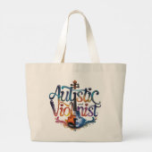 Grand Tote Bag autistic and violinist (Dos)