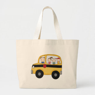 Grand Tote Bag Autobus scolaire avec le T-shirts et les cadeaux