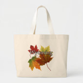 GRAND TOTE BAG AUTOMNE DANS WYOMING (Devant)