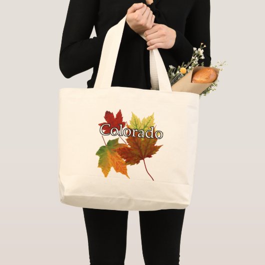 GRAND TOTE BAG AUTOMNE EN COLORADO (Devant (produit))