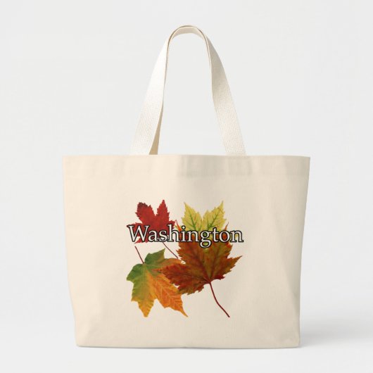 GRAND TOTE BAG AUTOMNE QUITTE À WASHINGTON (Devant)