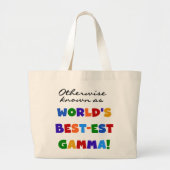 Grand Tote Bag Autrement connu en tant que cadeaux du gamma (Devant)