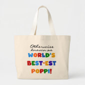 Grand Tote Bag Autres T-shirts et cadeaux Poppi les plus connus (Devant)