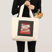 Grand Tote Bag avec une peu d'aide de mes amis (Devant (produit))