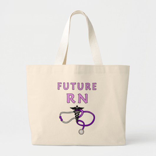 Grand Tote Bag Avenir RN d'infirmière (Devant)