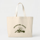 GRAND TOTE BAG AVENTURE PERSONNALISÉE ATTEND VOYAGE (Devant)