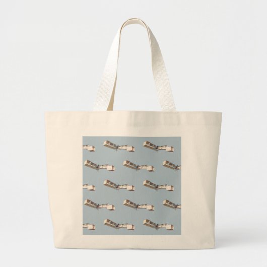Grand Tote Bag Avion Santos-Dumont 14 Bis (Devant)