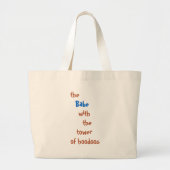 Grand Tote Bag Babe avec la tour de Hoodoos (Devant)