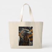 Grand Tote Bag Baby Pikachu dans une prairie magique" (Dos)