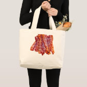 Grand Tote Bag Bacon Bacon (Devant (produit))