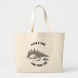 Grand Tote Bag Badge Zen Camper