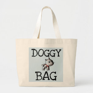 Grand Tote Bag BAG DOGGY drôle Dog Totes Purées