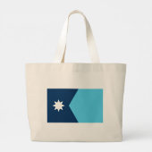 Grand Tote Bag Bag with Flag of Minnesota, USA (Dos)