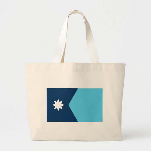 Grand Tote Bag Bag with Flag of Minnesota, USA (Devant)