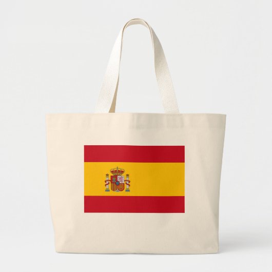 Grand Tote Bag Bag with Flag of Spain (Devant)