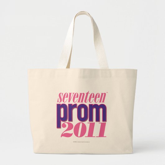 Grand Tote Bag Bal d'étudiants 2011 - Pourpre (Devant)