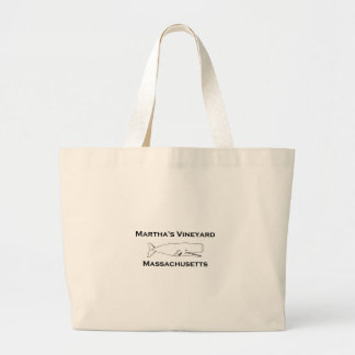 Grand Tote Bag Baleine du Massachusetts de Martha's Vineyard
