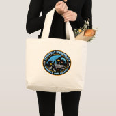Grand Tote Bag Baleines et dauphins (Devant (produit))
