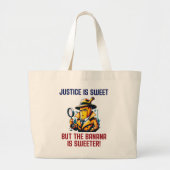 Grand Tote Bag Banane détective dans le manteau de tranchée solut (Devant)
