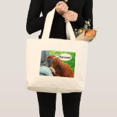 Grand Tote Bag Bananes ! (Devant (produit))
