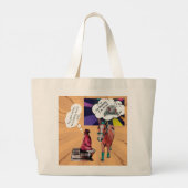 Grand Tote Bag bande dessinée (Dos)