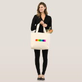 Grand Tote Bag Bannière de DeColores (Devant (modèle))