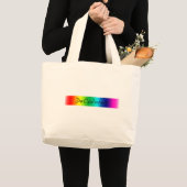 Grand Tote Bag Bannière de DeColores (Devant (produit))