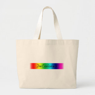 Grand Tote Bag Bannière de DeColores