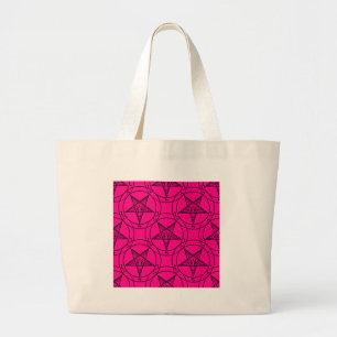 Grand Tote Bag baphomet rose