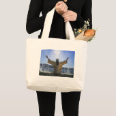 Grand Tote Bag Baptême de Jésus (Devant (produit))
