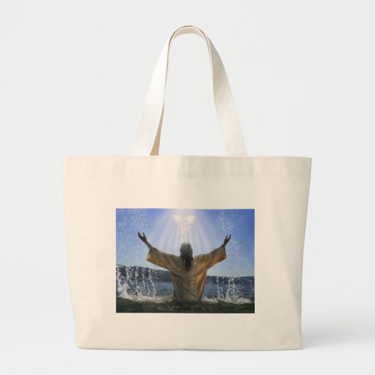 Grand Tote Bag Baptême de Jésus (Devant)