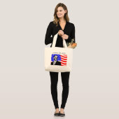 Grand Tote Bag Barack Obama (Devant (modèle))