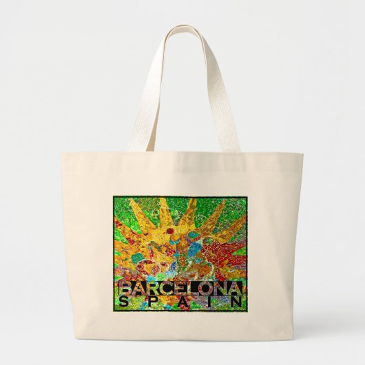 Grand Tote Bag Barcelone (Devant)