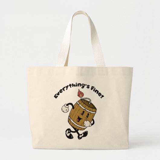 Grand Tote Bag Baril de poudre (Devant)